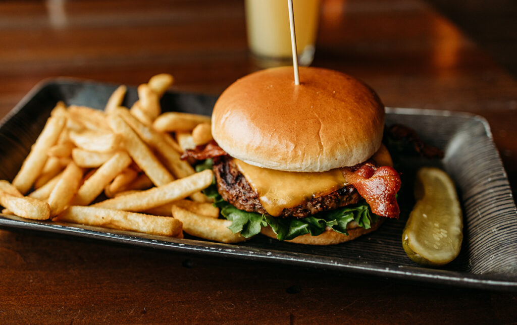 Burger & fries